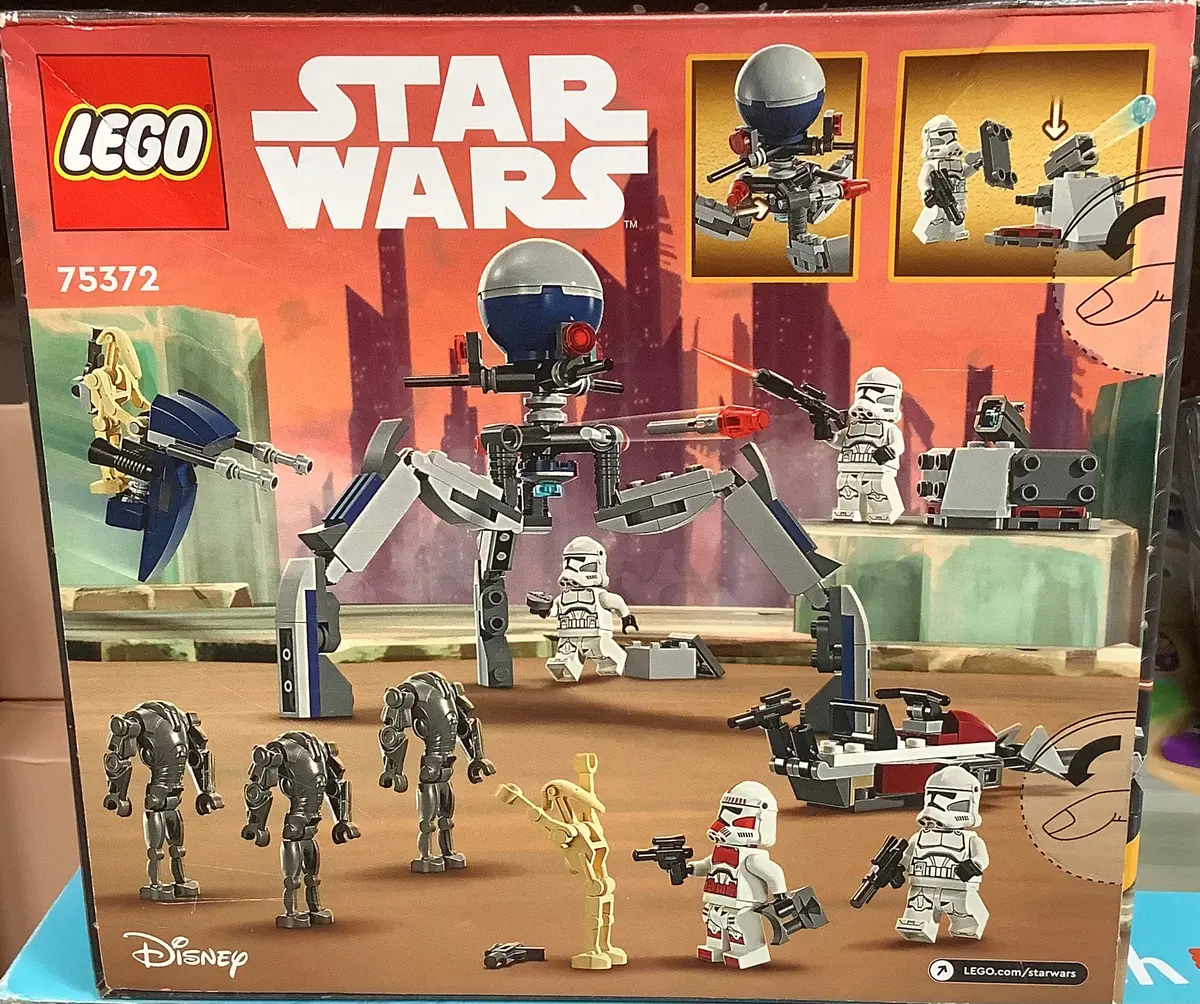 Lego Star Wars Clone Trooper & Battle Droid Battle
Pack 75372 1