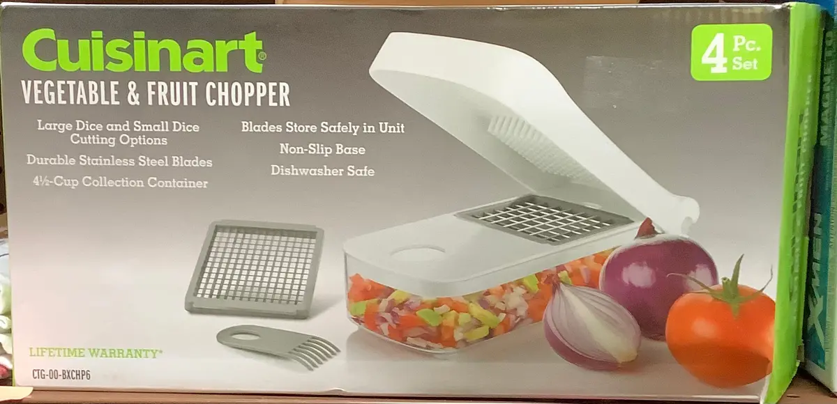 Damaged Box!!!Cuisinart White Vegetable And Fruit Chopper 1
