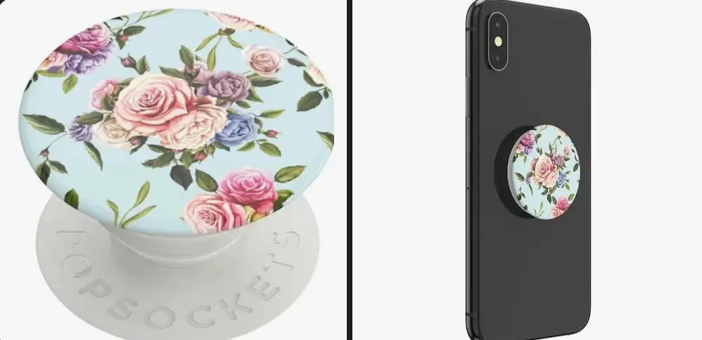 Popsockets Retro Wild Rose Phone Grip & Stand With Swappable Top Popgrip 1