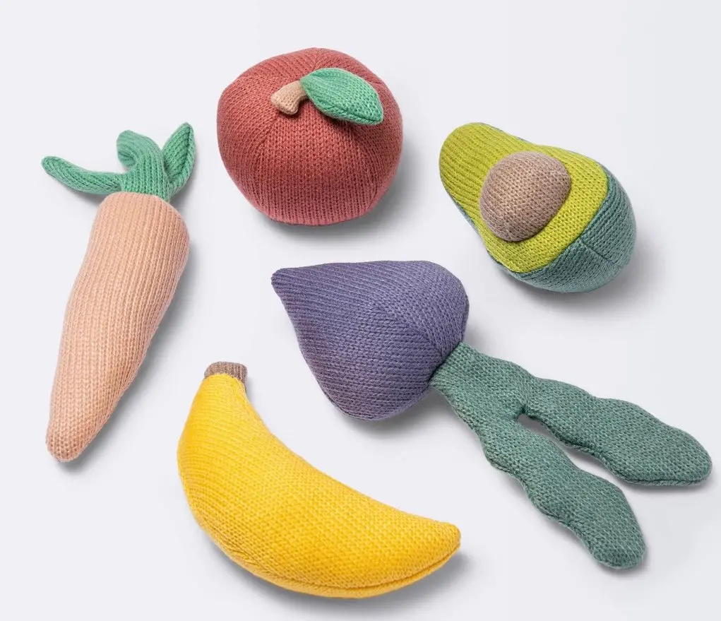Fruit And Veggie Soft Toy Set 1