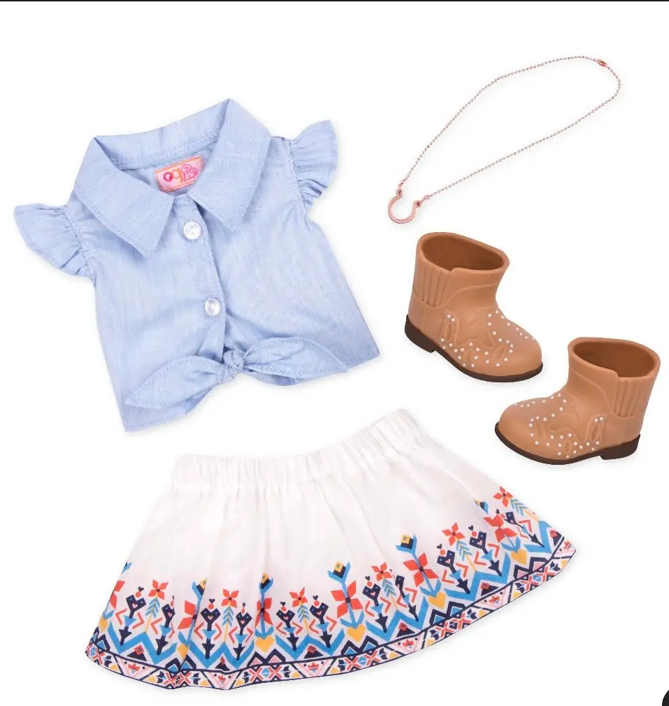 Our Generation My Lucky Horseshoe Country Outfit For 18" Dolls 1