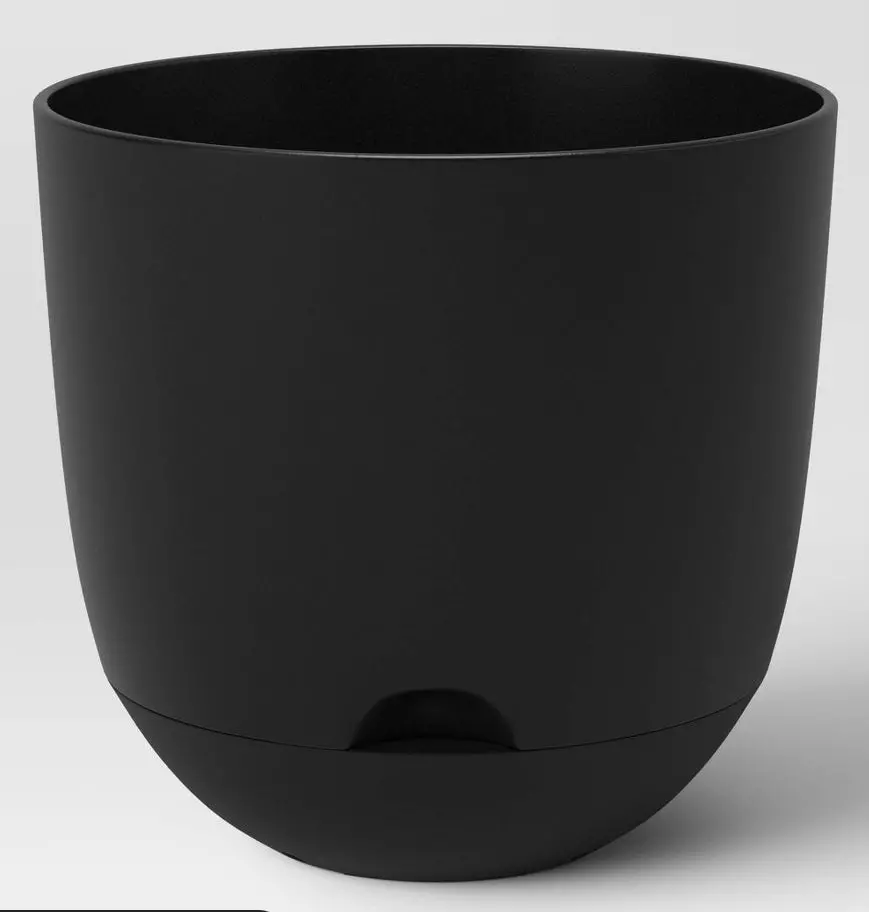 Self-Watering Plastic Indoor Outdoor Planter Pot Black
16"X16" 1