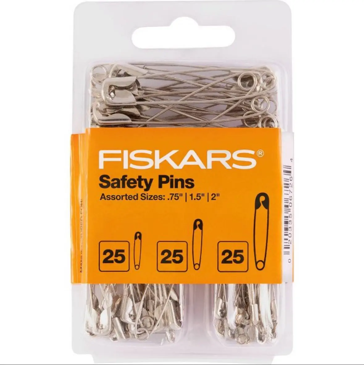 Fiskars 75Pc Craft And Quilting
Safety Pins 1