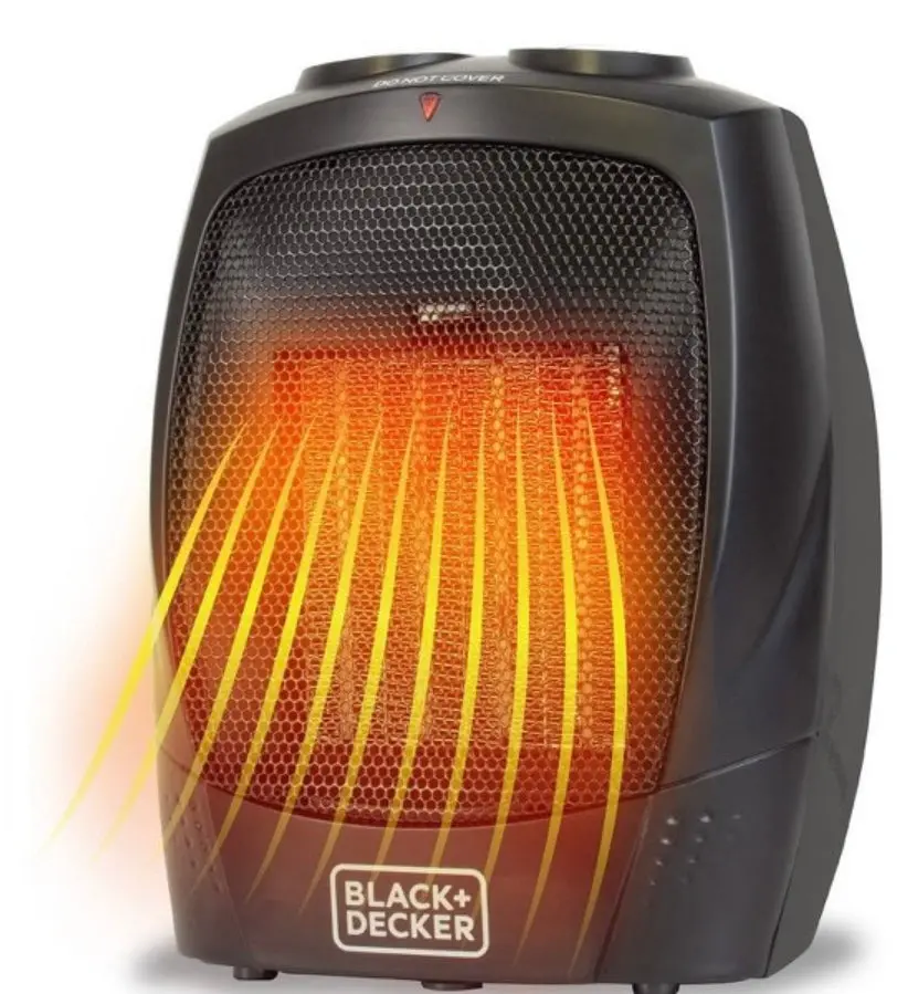 Black+Decker Personal Ceramic
Indoor Heater Black 1