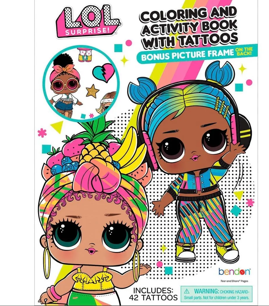 Lol Surprise Coloring Book With Tattoos 1
