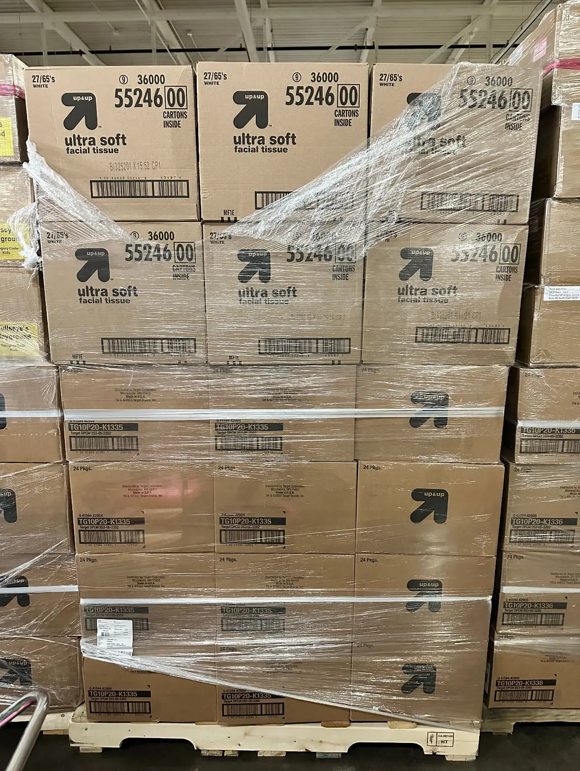 Facial Tissue Ultra Soft Pallet - 60 Cases 1