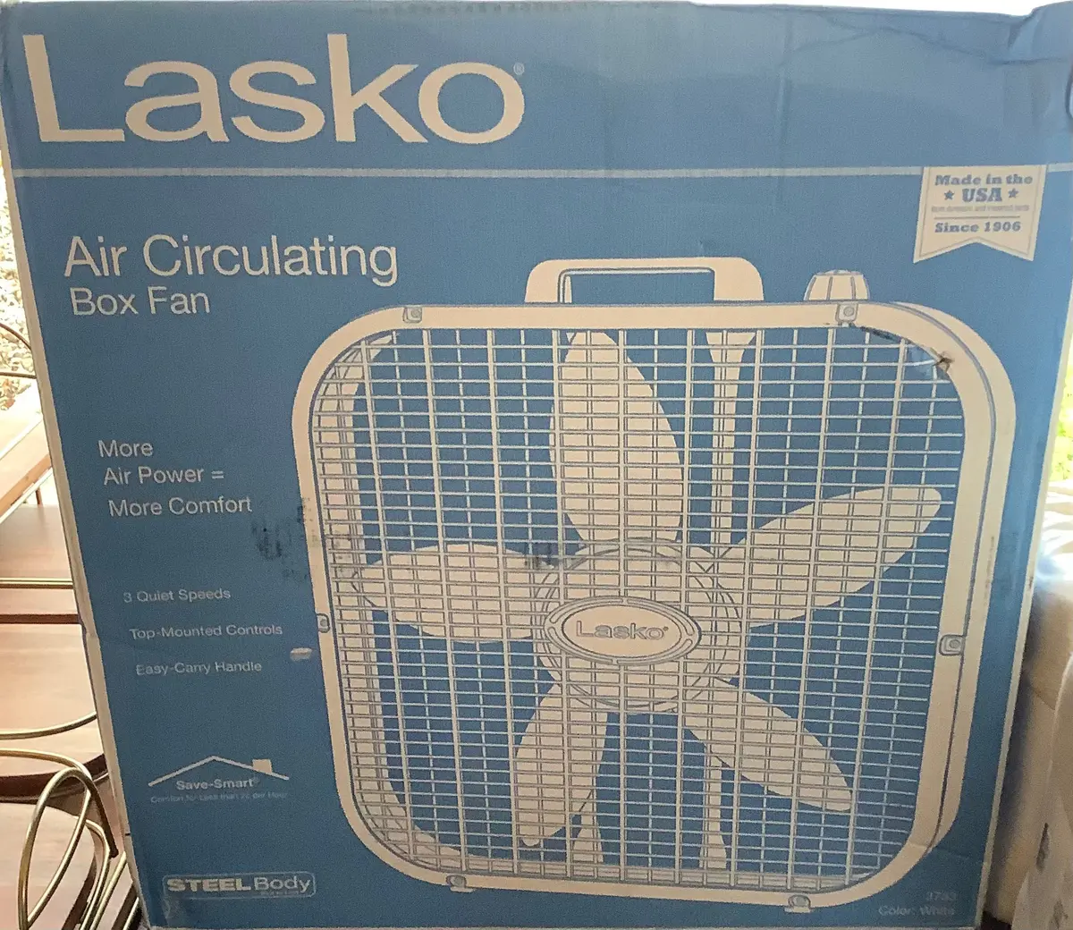 Lasko 3733 Box Fan 1