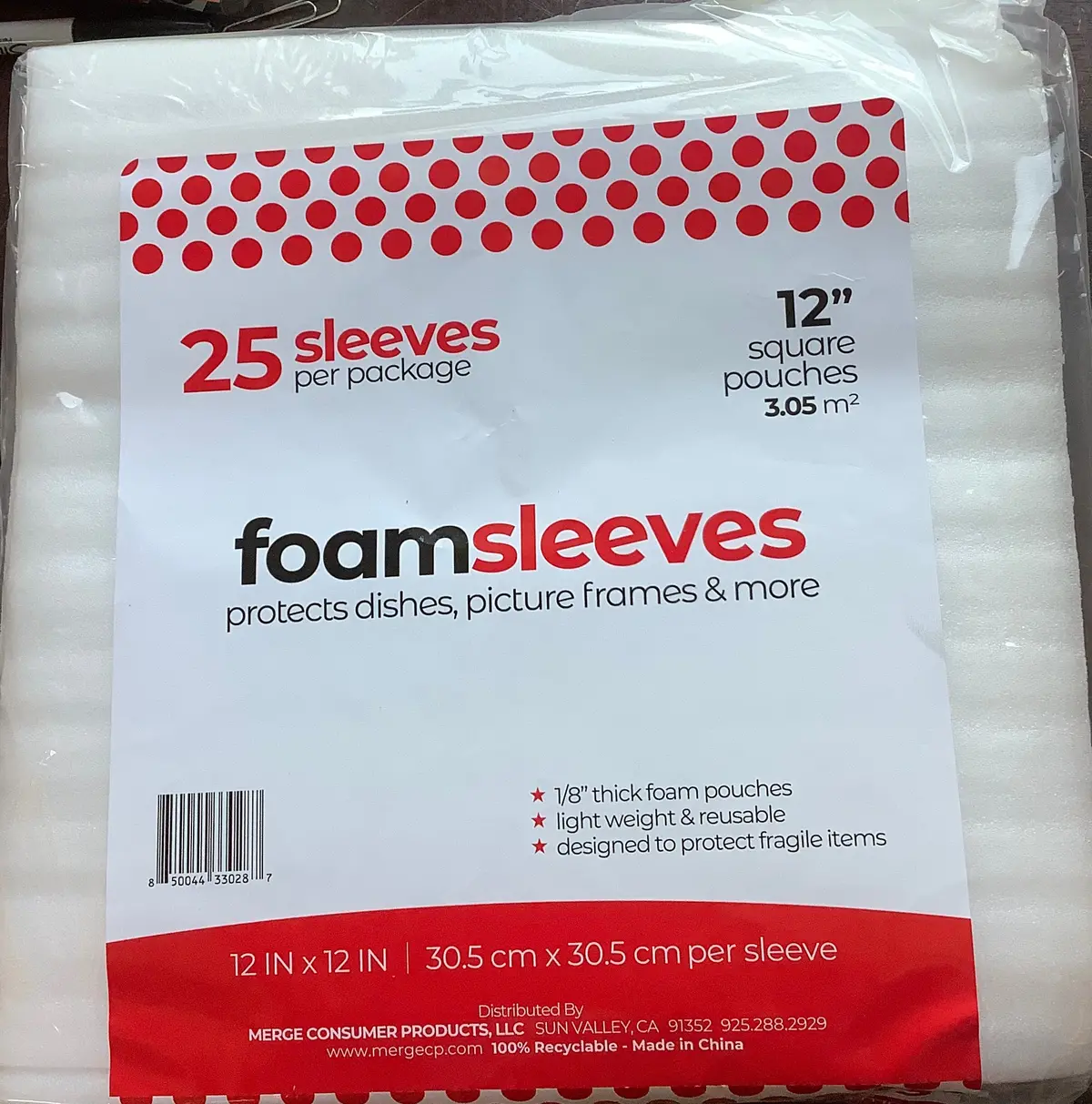 Natural Home Protective Sleeves Foam 1