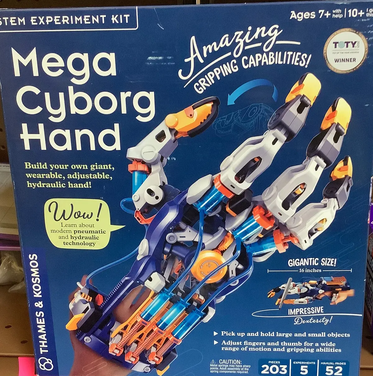 Thames & Kosmos Mega Cyborg Hand Stem Experiment Kit 1