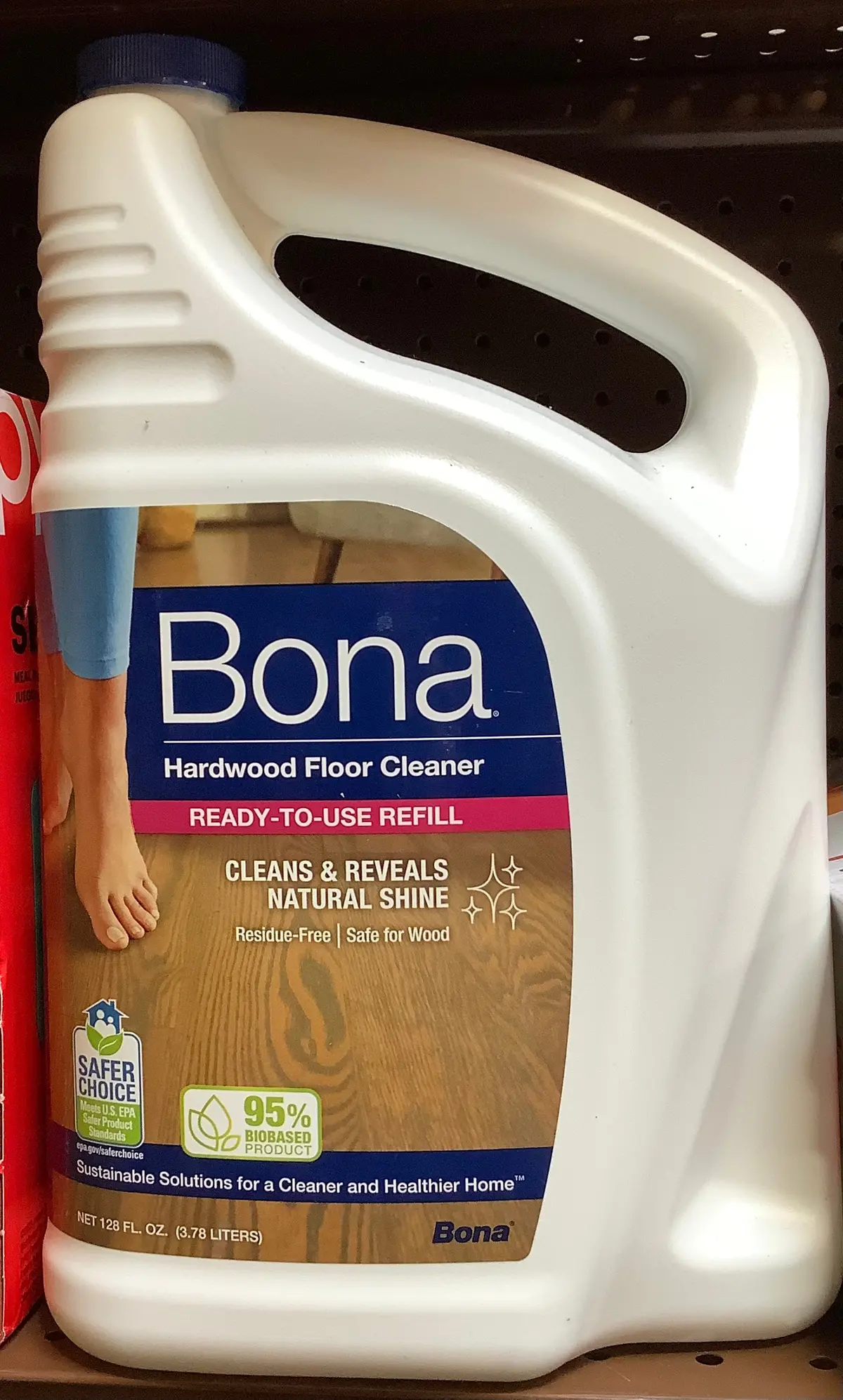 Bona Cleaning Products Mop Refill Wood Surface Multi Purpose Floor Cleaner - 128Oz 1