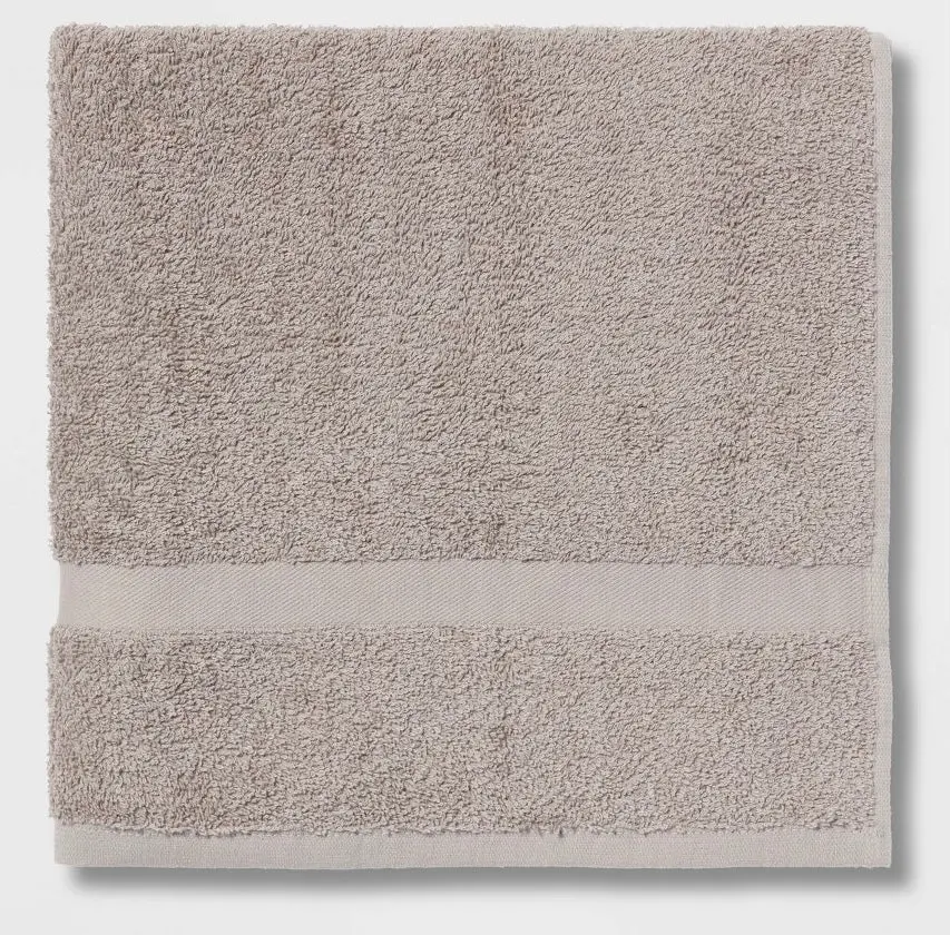 Bath Towel Light Gray 1