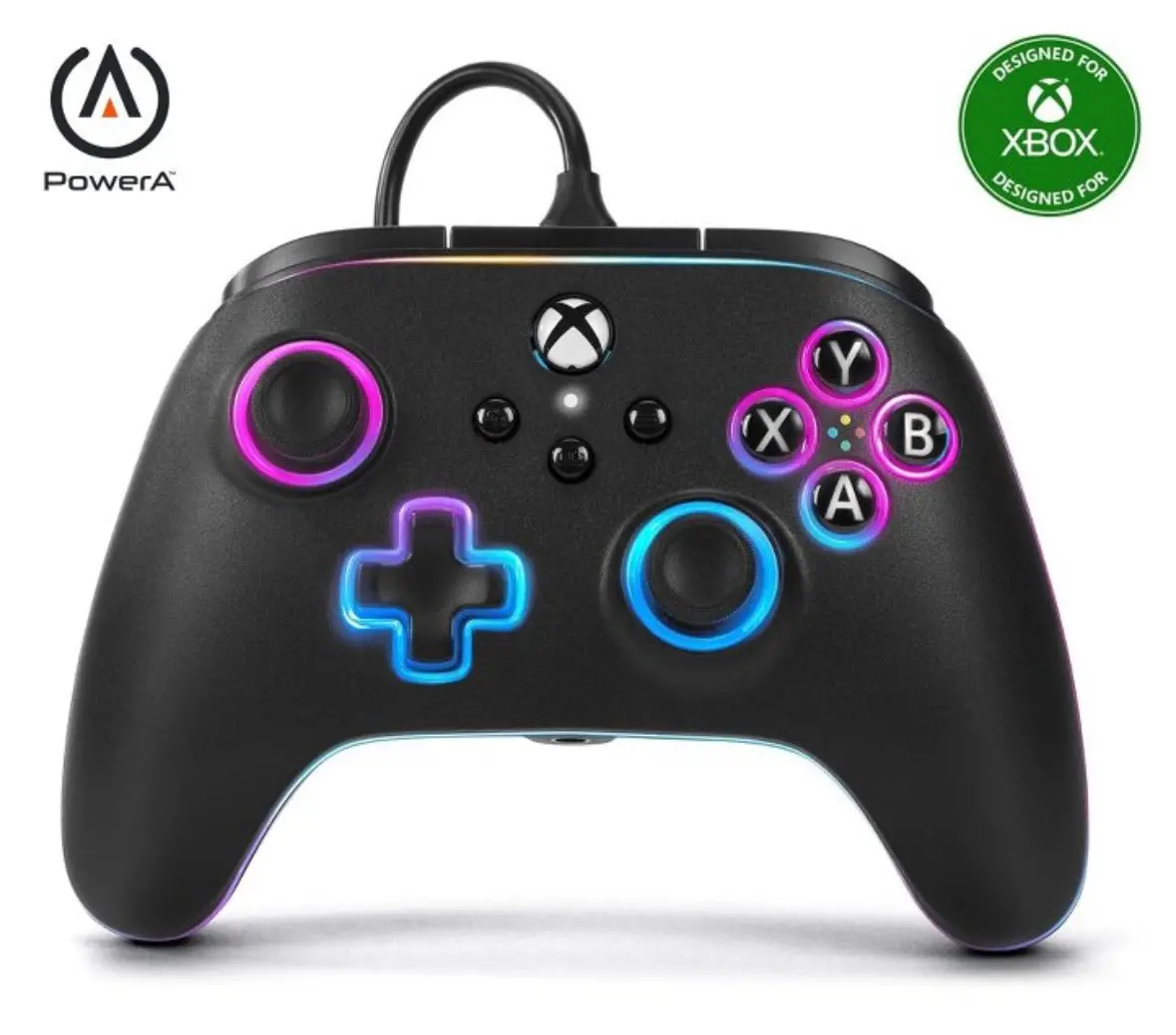Powera Advantage Wired Controller For Xbox Series X|S With Lumectra - Black Open Box 1
