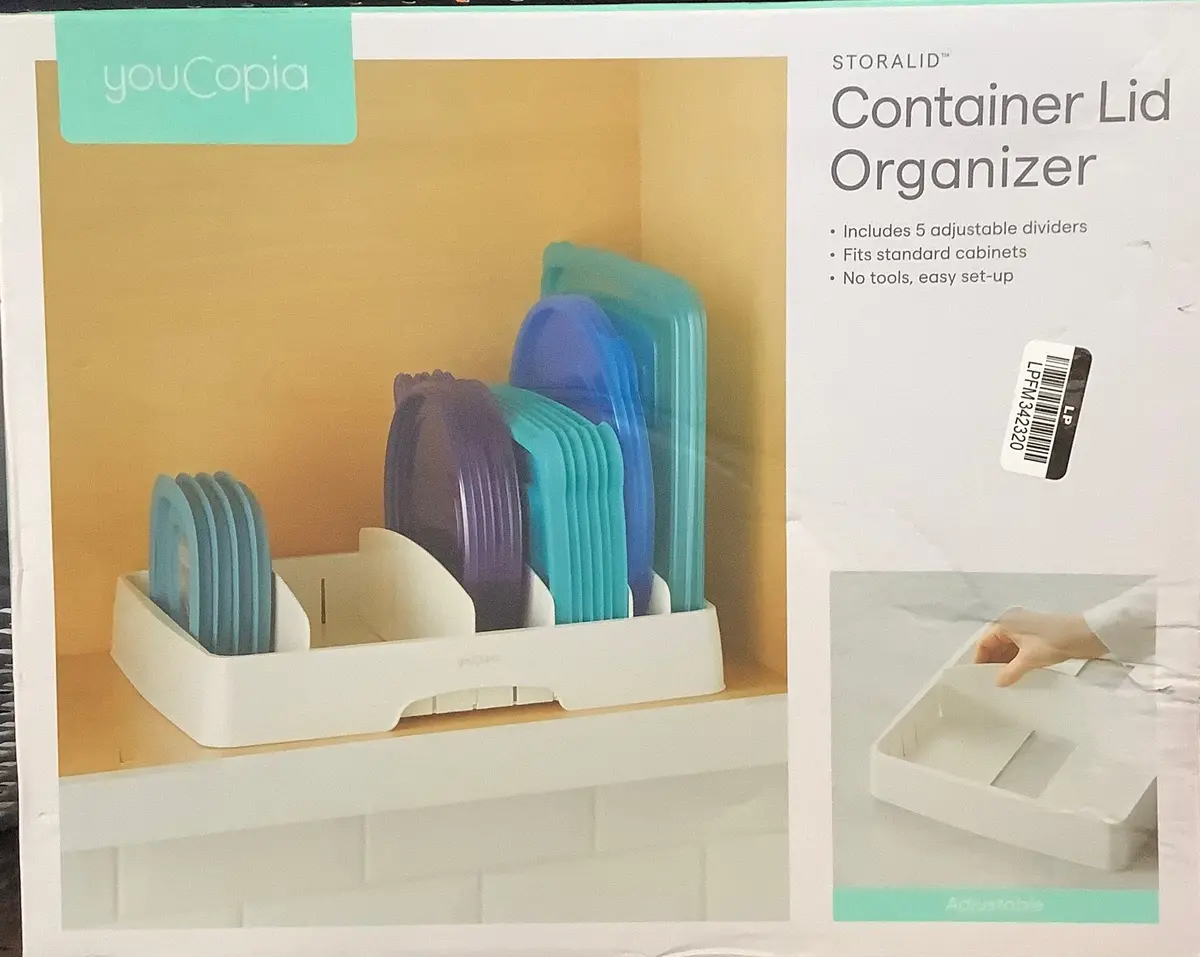Youcopia Storalid Container Lid Organizer Large 1
