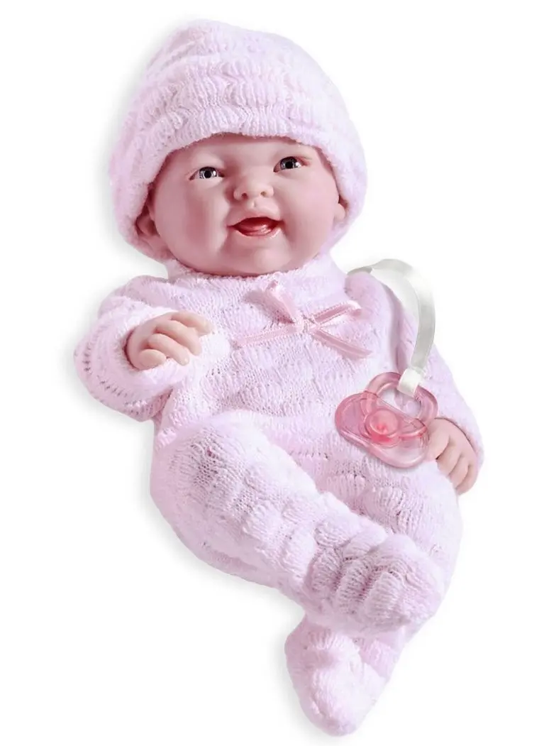Jc Toys Mini La Newborn Boutique 9.5" Girl Doll - Pink 1