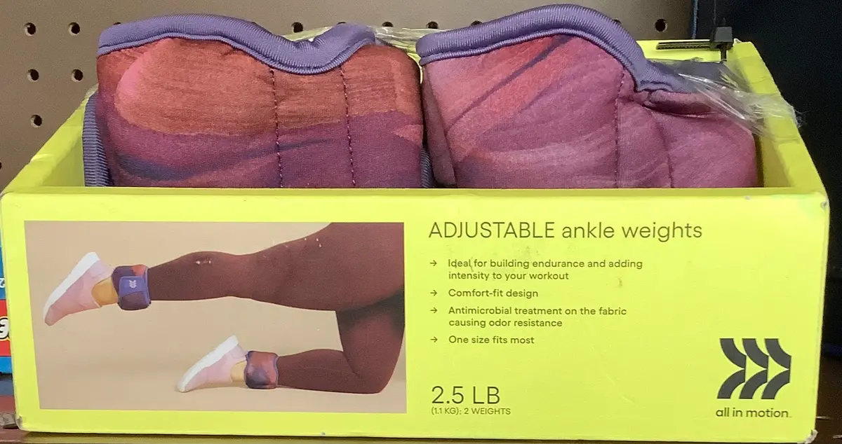 Ankle Weights Anti-Microbial 2.5Lbs 2Pc 1