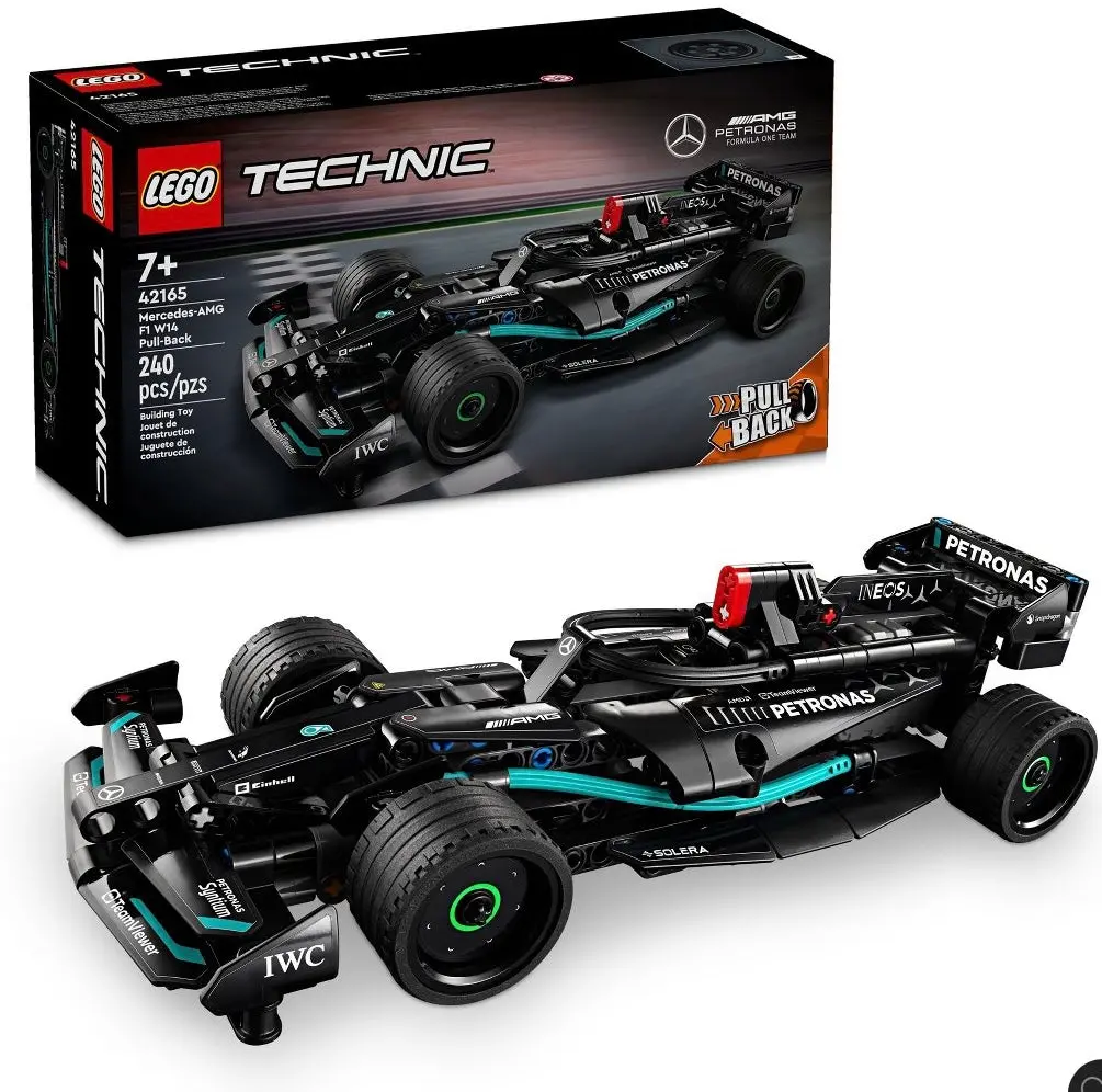 Damaged Box Lego Technic Mercedes-Amg F1 W14 E Performance Pullback Race Car Toy 42165 As Is 1