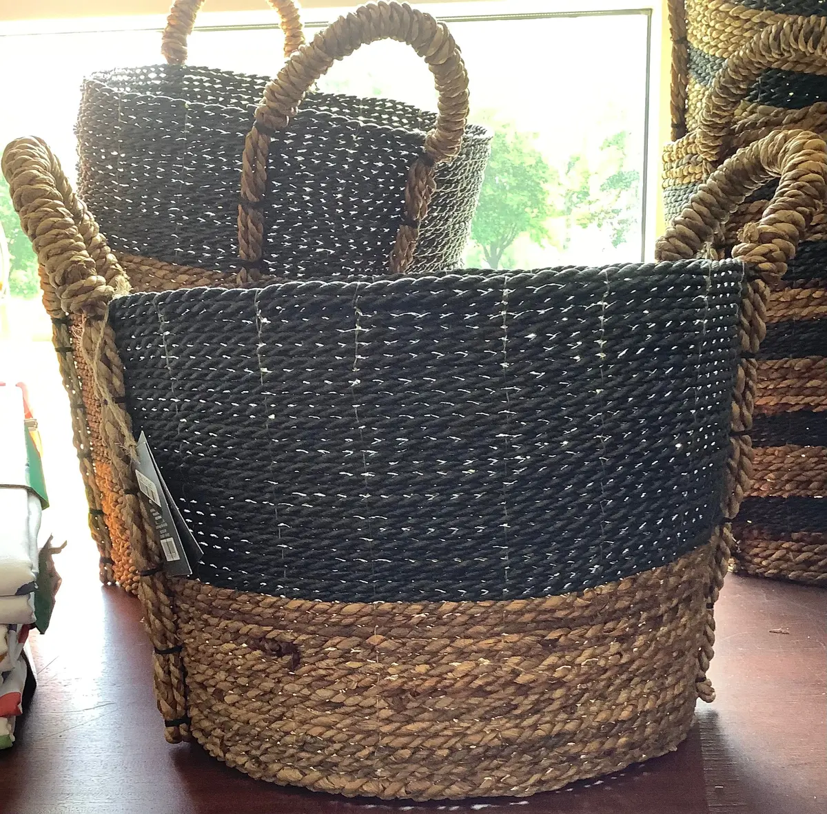 Banana Rope Storage Basket 1