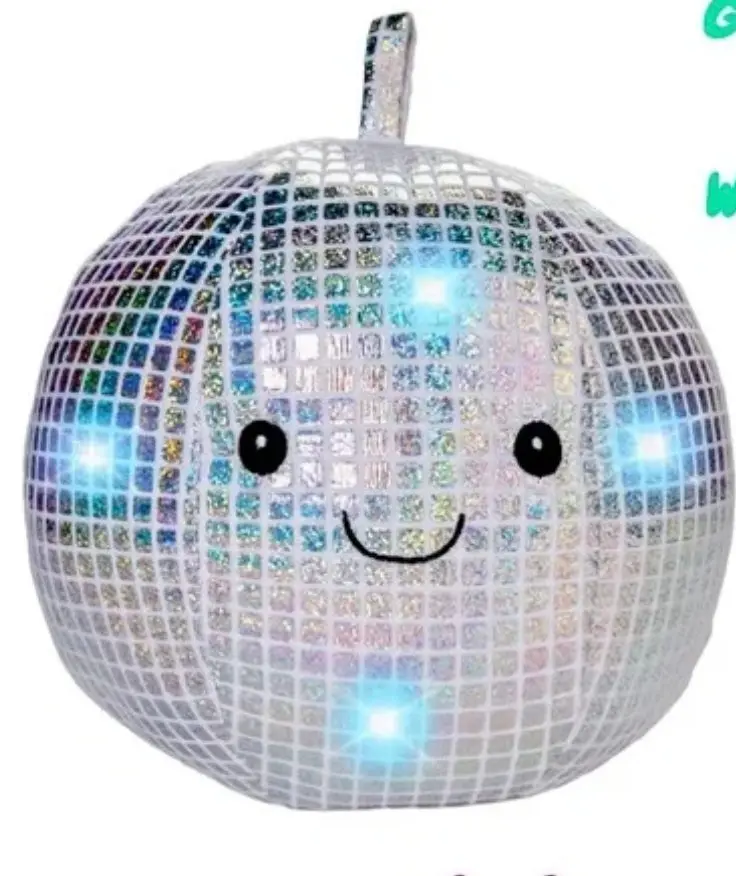 Fao Schwarz Glow Brights Plush With Lights And Sounds 9" Disco Ball 1