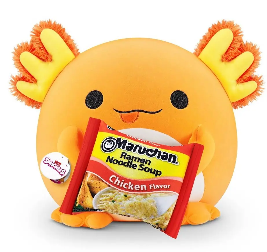 5 Surprise Snackles Series 1 Plush Axolot And Maruchan 1