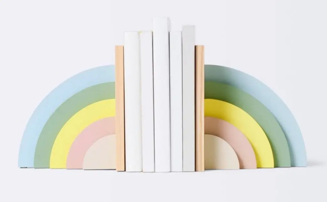 Rainbow Bookends 1