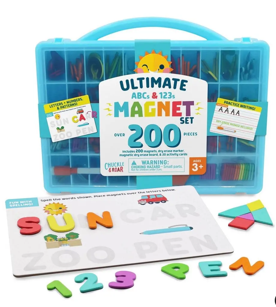 Chuckle & Roar Abc's And 123'S Ultimate Magnet Set 1