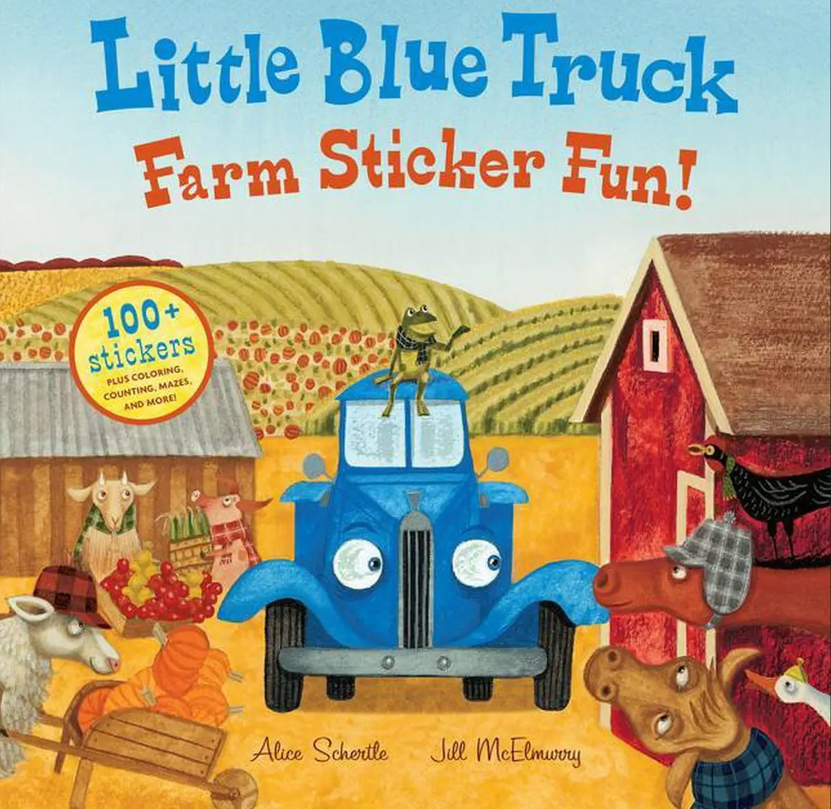 Little Blue Truck Farm Sticker Fun (Paperback) By Alice Schertle 1