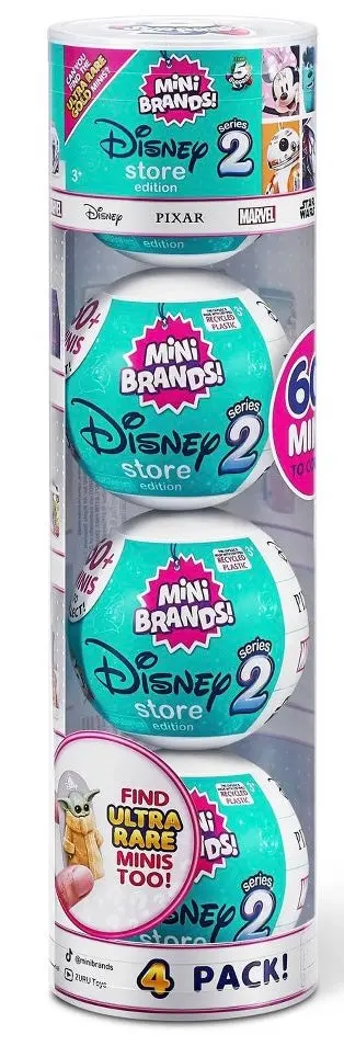 Mini Brands Disney Store Series 2 Capsule 4Pk 1