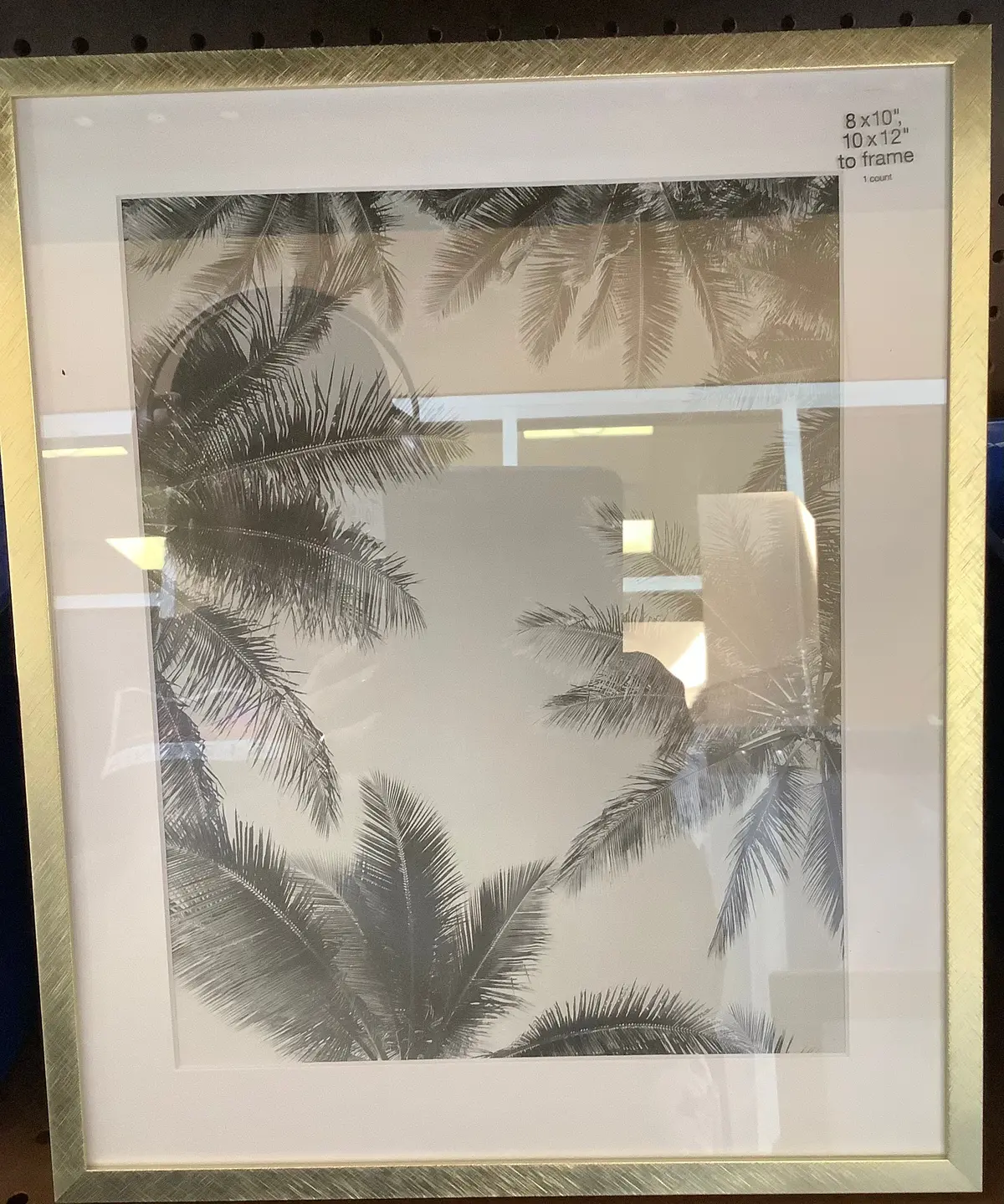 10.4" × 12.4" Matted To 8" X 10" Thin Metal Tabletop Frame
Brass 1