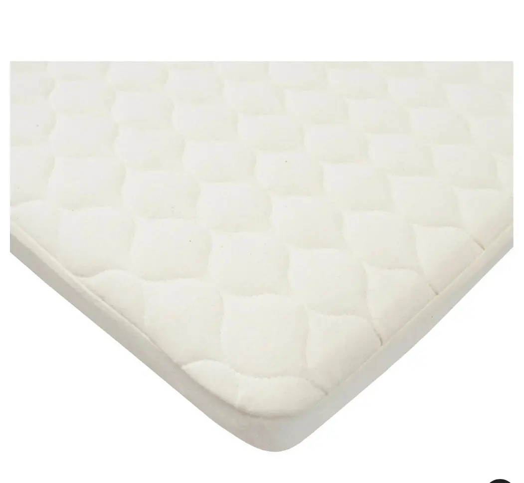 Tl Care Waterproof Quilted Pack N Play Playard Mattress
Cover With Organic Cotton Top Layer - Natural 1