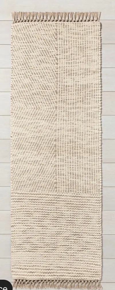 2'4" X 7' Heathered Area Runner Oatmeal 1