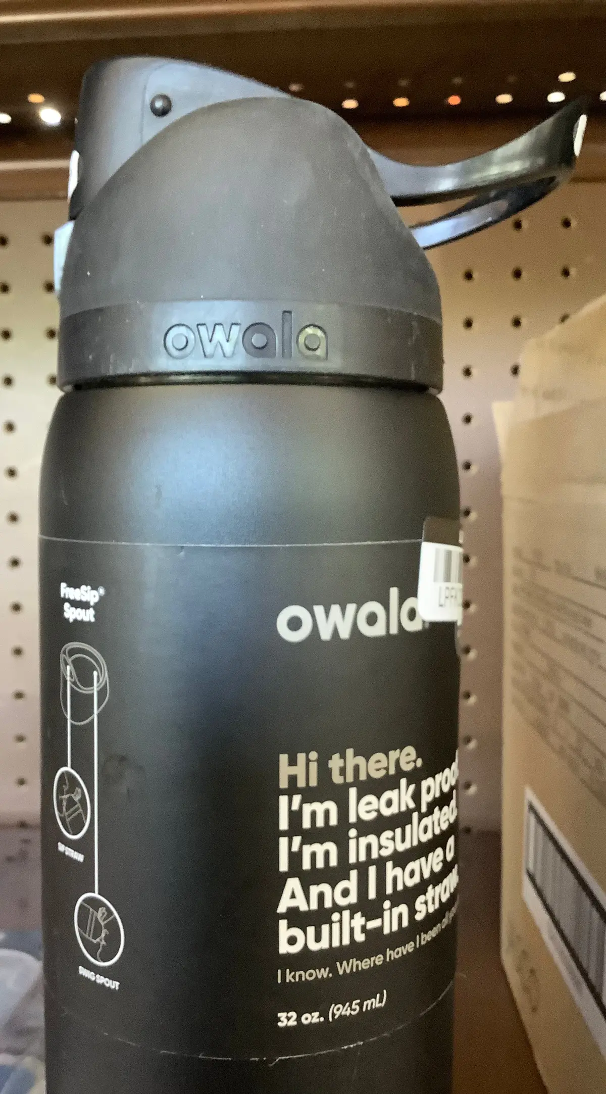 Few Suffs See Picture!!! Owala 32Oz Freesip Stainless Steel Water Bottle - Black 1