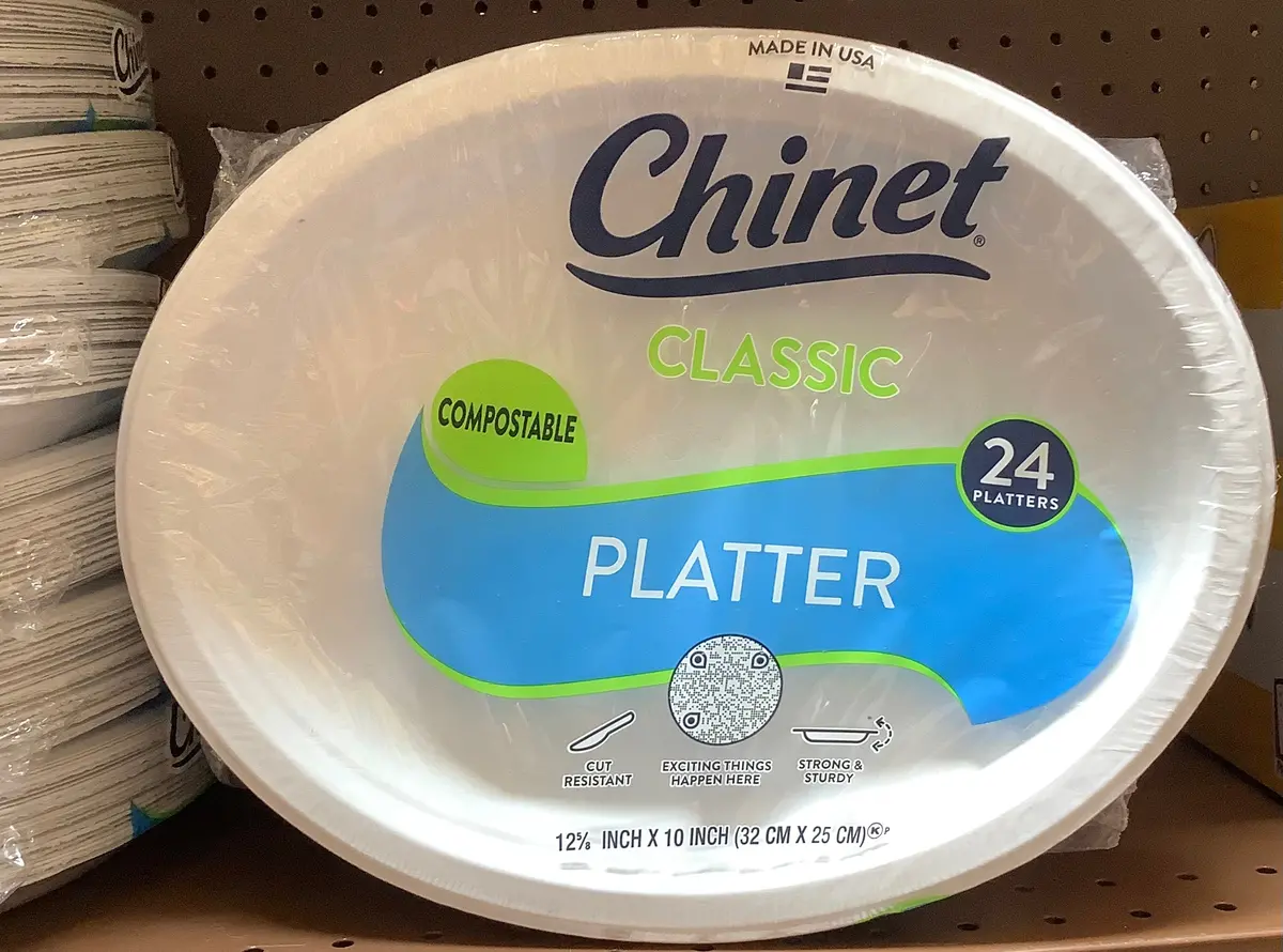 Chinet Classic Platter 12 5/8" X 10" - 24Ct 1