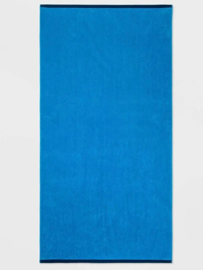 Wow Reversible Beach Towel Blue 1