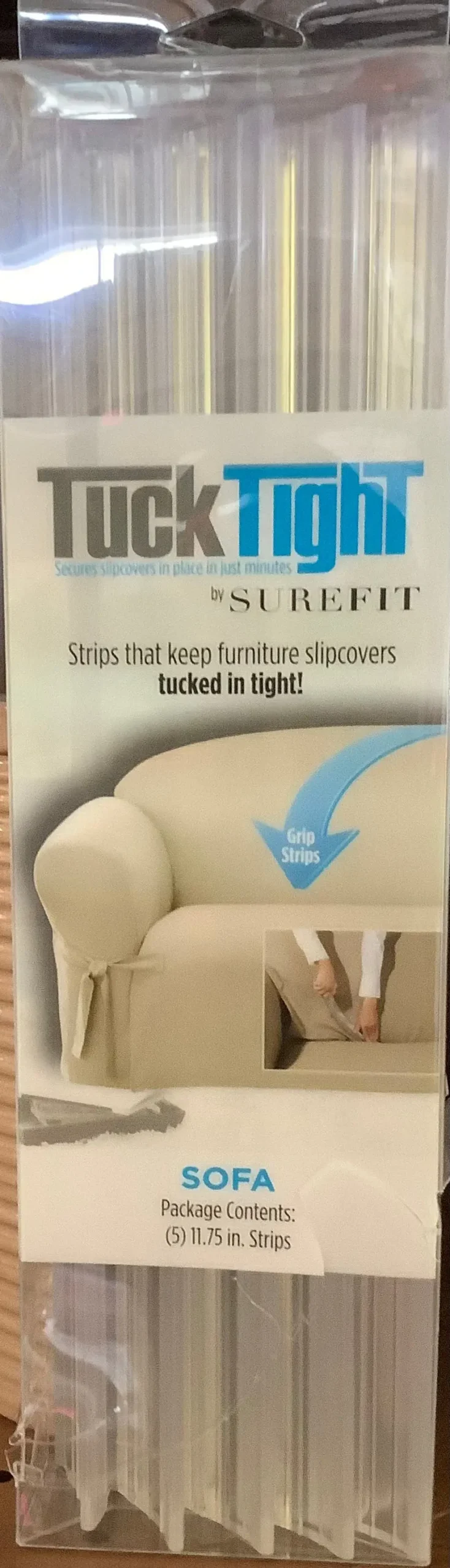 5Pc Tuck Tight Sofa Strips - Sure Fit 1