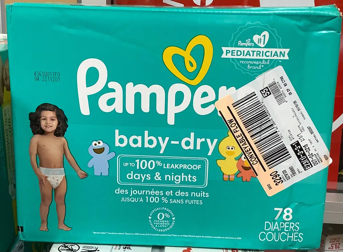 Pampers Baby Dry Diapers Super Pack - Size 5 - 78Ct 1
