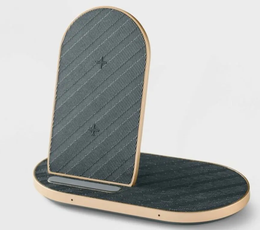 Qi 2-In-1 Wireless Charger - 
Night Gray 1