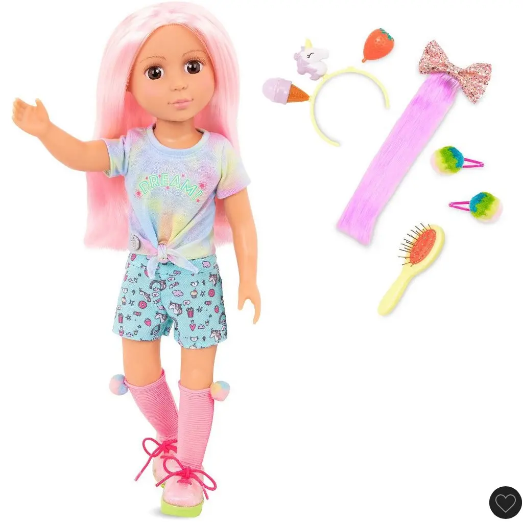 Glitter Girls Poseable Doll With Colored Hair & Accessories
- Nixie 1