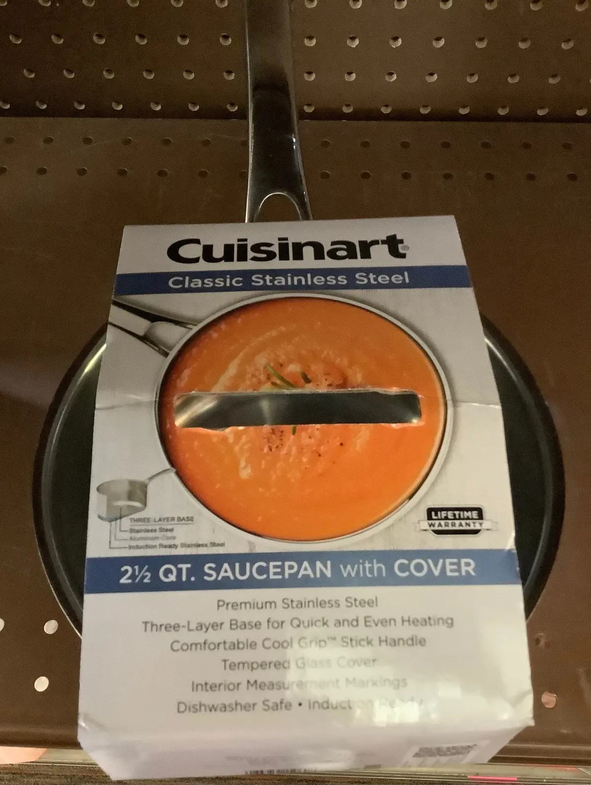 No Cover!!!Cuisinart Classic 2.5Qt Stainless Steel Saucepan 1