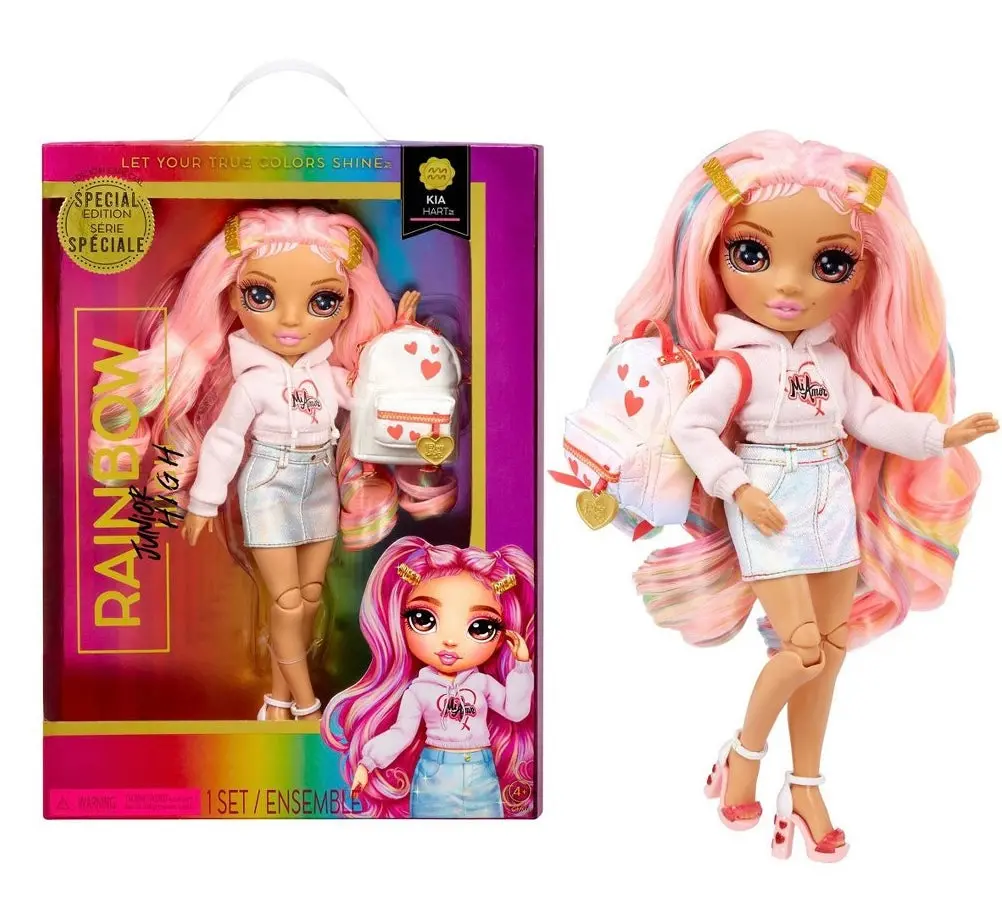 Rainbow High Junior High Special Edition - Kia Hart 9"
Posable Fashion Doll 1