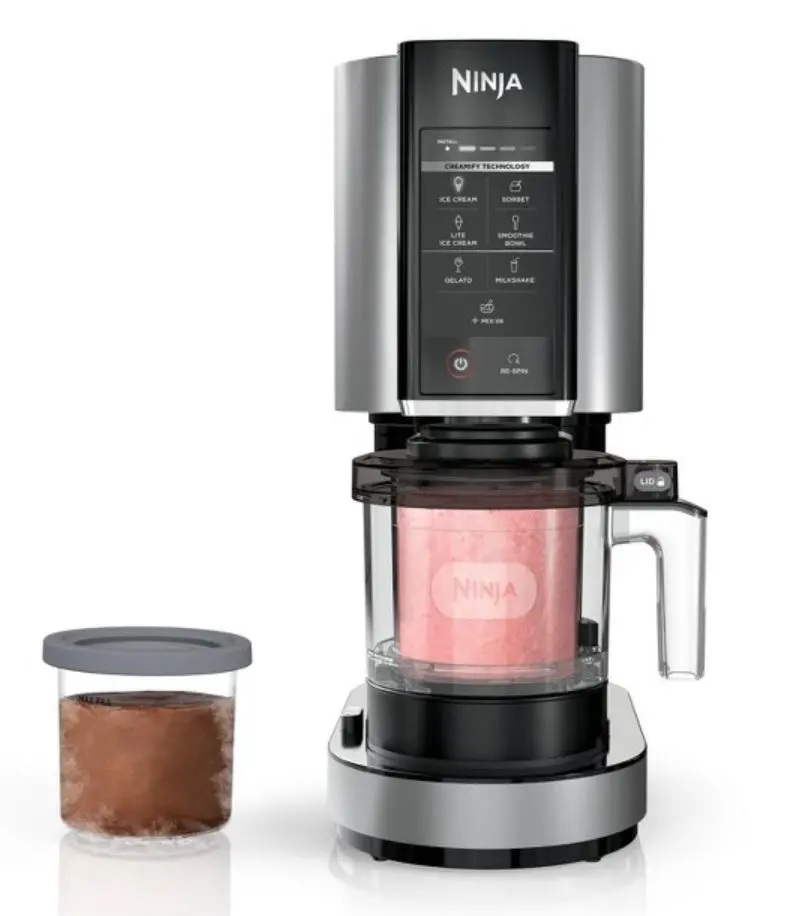 Ninja 0.5Qt Creami Stainless Steel Ice Cream, Gelato And Sorbet Maker, 7 One-Touch Programs Nc301 1