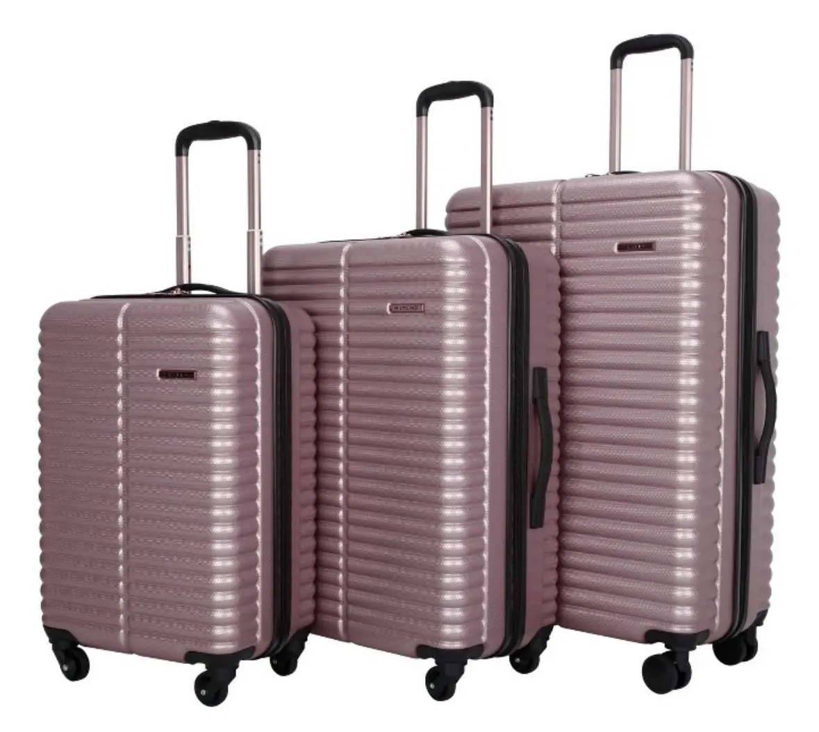 Skyline 3Pc Hardside Checked Spinner
Luggage Set - Rose Gold 1