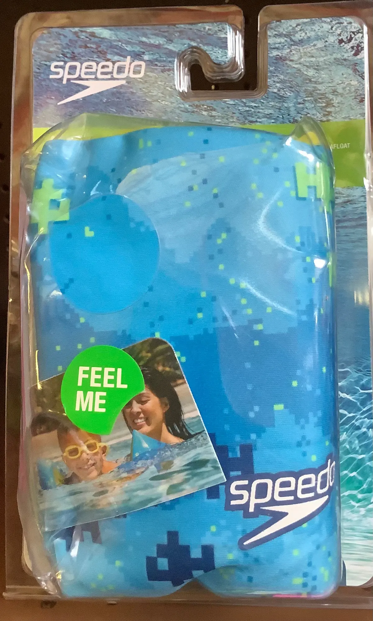 Speedo Kids' Fabric Armband - Blue/Yellow Fish 1