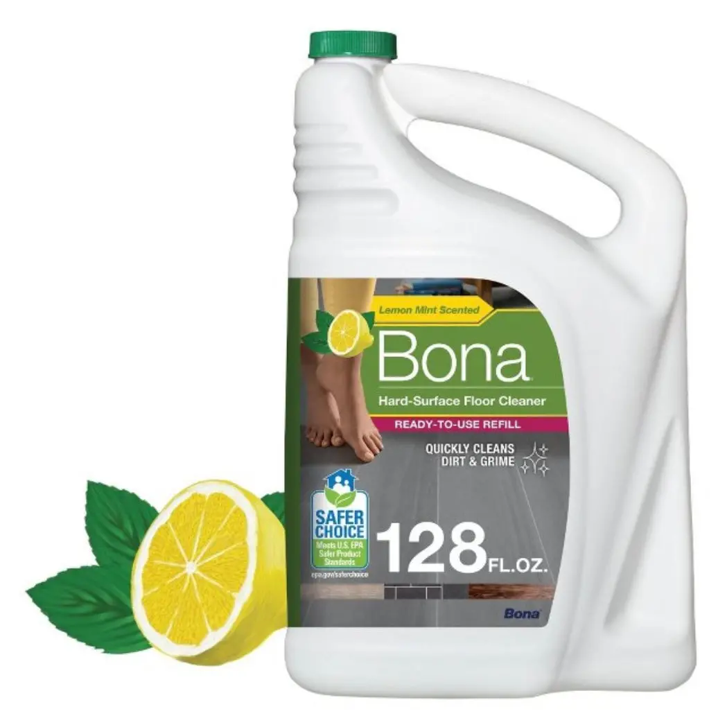 Bona Lemon Mint Cleaning Products Mop
Refill Multi Surface All Purpose Floor
Cleaner - 128Oz 1