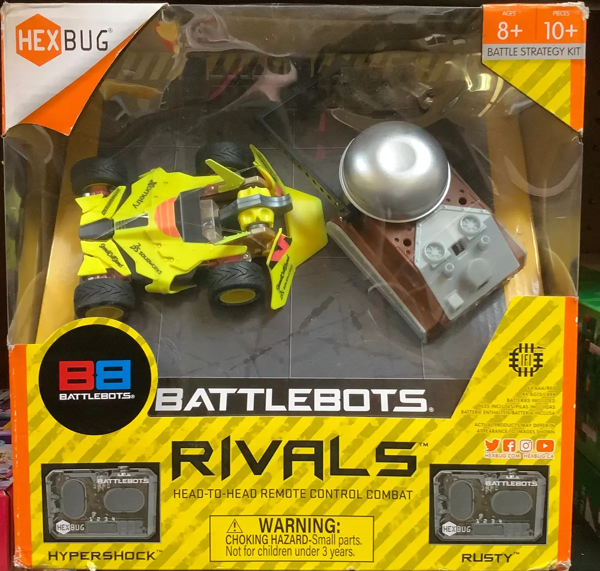 Hexbug Battlebots Rivals 6.0 (Rusty / Hypershock) 1