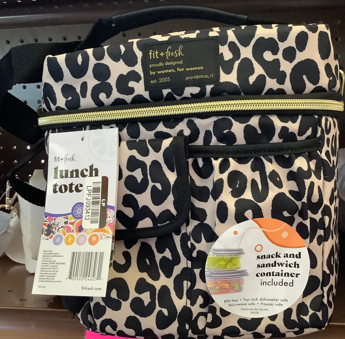 Fit & Fresh Montauk Lunch Bag With Shoulder Strap 1