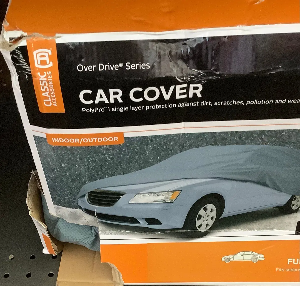 Damaged Box!!! Polypro1 Full Size Sedan Cover 1
