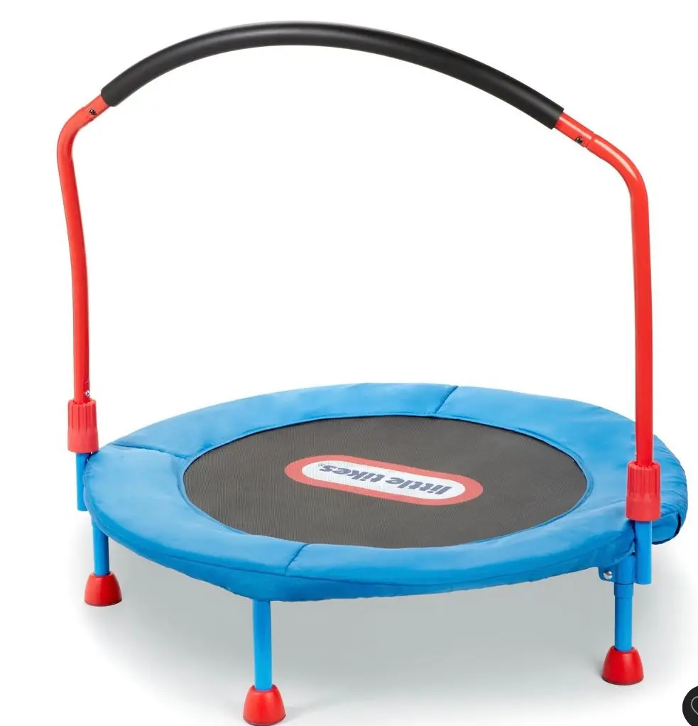 Little Tikes Easy Store 3' Trampoline - Blue/Black/Red 1