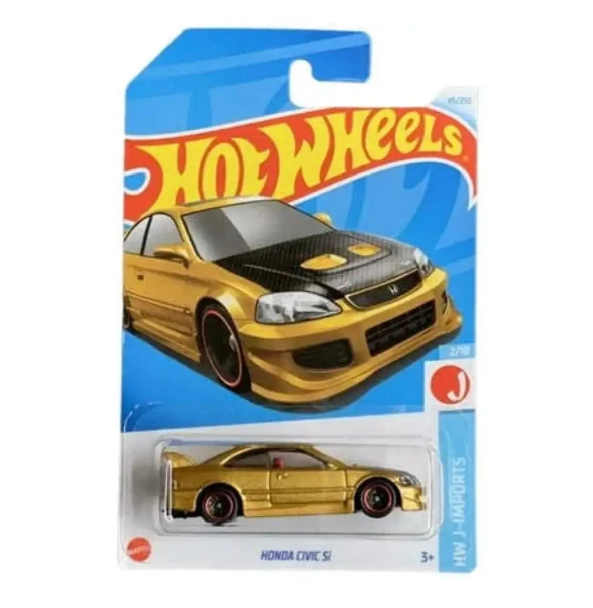 Hot Wheels Honda Civic Si (Gold With Black Hood) 45/250 1