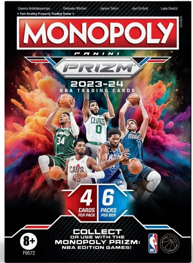 Monopoly Prizm: 2023-24 Nba Trading Cards Booster Box- Sealed! 1