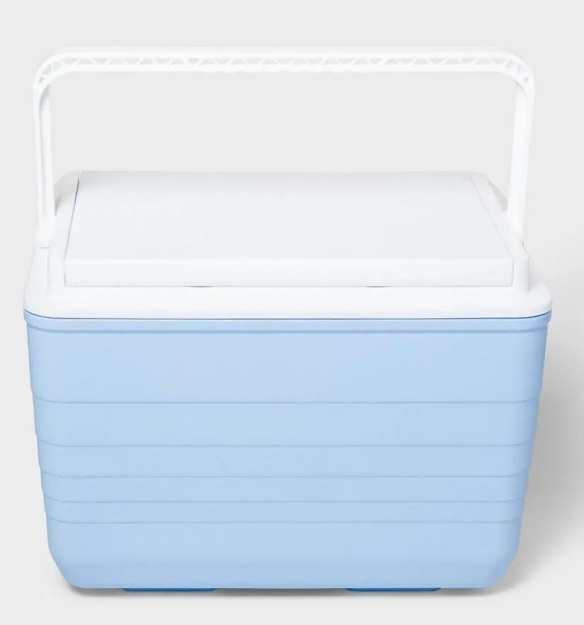 Hardside Cooler 12 Cans/10Qt Light Blue 1